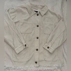 Corduroy Cream Jacket Size XL